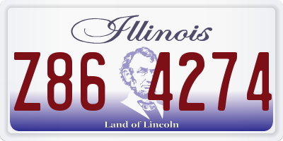 IL license plate Z864274