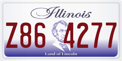 IL license plate Z864277
