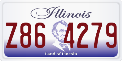 IL license plate Z864279