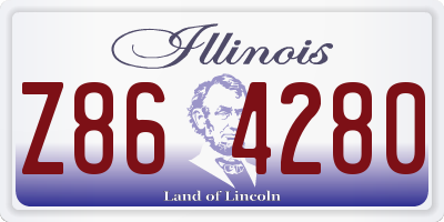 IL license plate Z864280