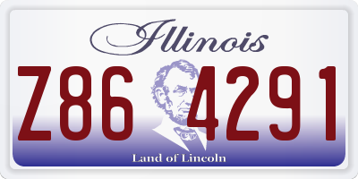 IL license plate Z864291