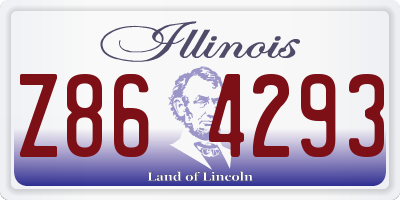 IL license plate Z864293