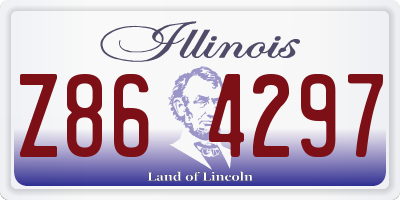 IL license plate Z864297