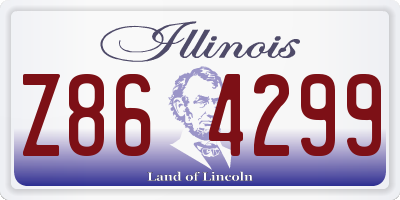IL license plate Z864299