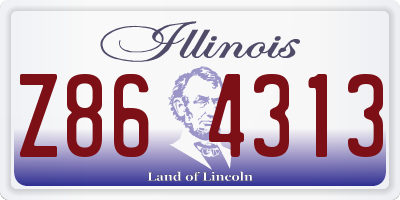 IL license plate Z864313
