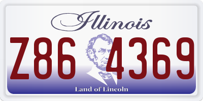 IL license plate Z864369