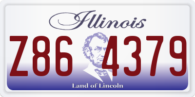 IL license plate Z864379