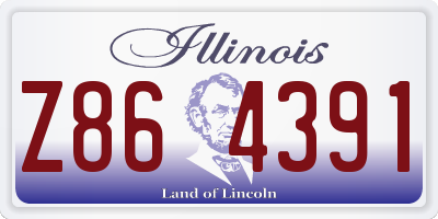 IL license plate Z864391