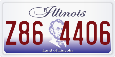 IL license plate Z864406