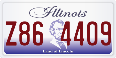 IL license plate Z864409