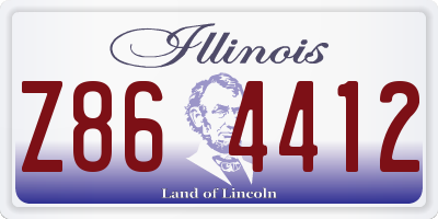 IL license plate Z864412