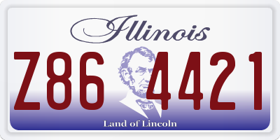 IL license plate Z864421