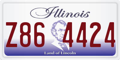 IL license plate Z864424