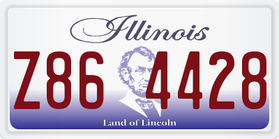 IL license plate Z864428