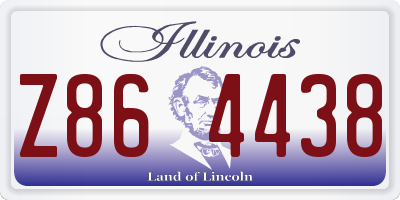 IL license plate Z864438