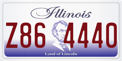 IL license plate Z864440
