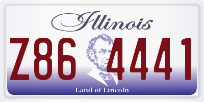 IL license plate Z864441