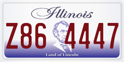IL license plate Z864447