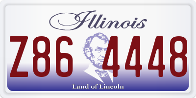 IL license plate Z864448