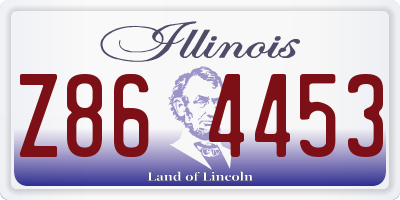 IL license plate Z864453