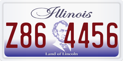 IL license plate Z864456