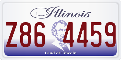 IL license plate Z864459