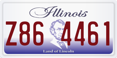 IL license plate Z864461