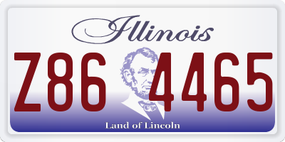 IL license plate Z864465