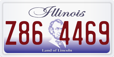 IL license plate Z864469