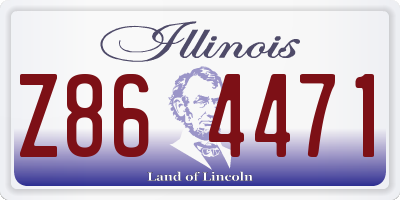 IL license plate Z864471