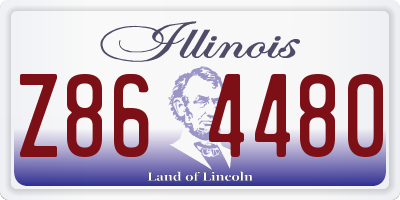 IL license plate Z864480