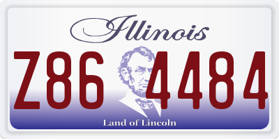IL license plate Z864484