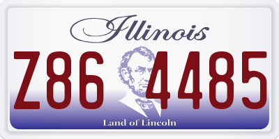 IL license plate Z864485