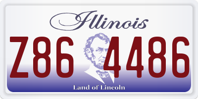 IL license plate Z864486