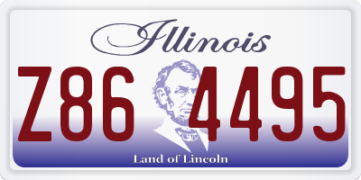 IL license plate Z864495