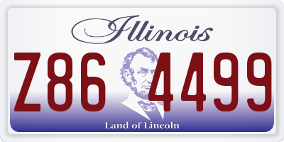IL license plate Z864499