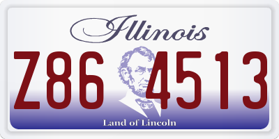 IL license plate Z864513