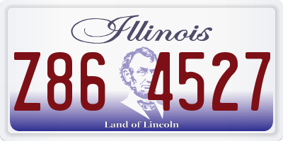 IL license plate Z864527