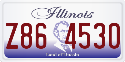 IL license plate Z864530