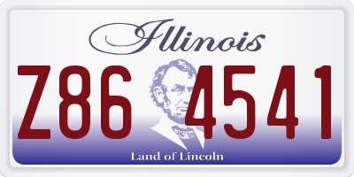 IL license plate Z864541