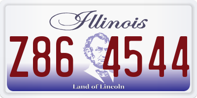 IL license plate Z864544