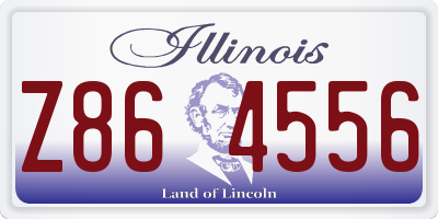 IL license plate Z864556