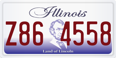 IL license plate Z864558