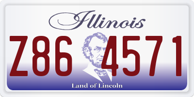 IL license plate Z864571