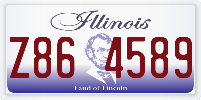 IL license plate Z864589