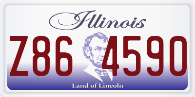 IL license plate Z864590