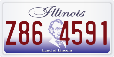 IL license plate Z864591