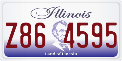 IL license plate Z864595