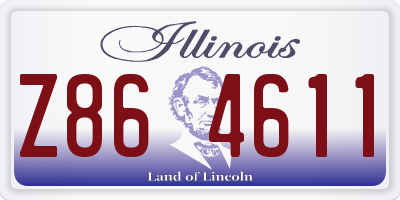 IL license plate Z864611