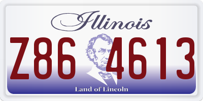 IL license plate Z864613